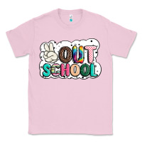 Bubblegum Pink peace out school Classic Tee - JahusDesignShop