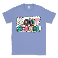 Colony Blue peace out school Classic Tee - JahusDesignShop