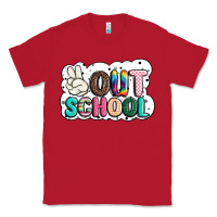 Red peace out school Classic Tee - JahusDesignShop