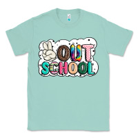 Seafoam peace out school Classic Tee - JahusDesignShop
