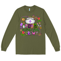 Army Green picu mardi gras crew Long Sleeve Tee - AdoDesignShop
