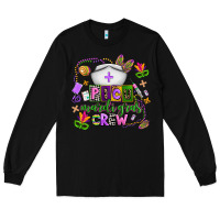 Black picu mardi gras crew Long Sleeve Tee - AdoDesignShop