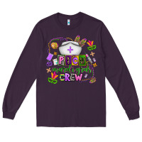 Plum picu mardi gras crew Long Sleeve Tee - AdoDesignShop