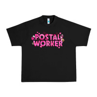 Black Breast Cancer Postal Worker Urban Heavy Tee - texasbilliewilder