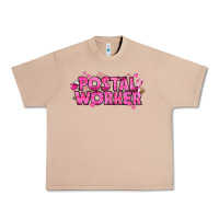 Burro Breast Cancer Postal Worker Urban Heavy Tee - texasbilliewilder