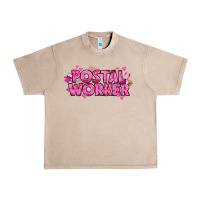 French Oak Breast Cancer Postal Worker Urban Heavy Tee - texasbilliewilder