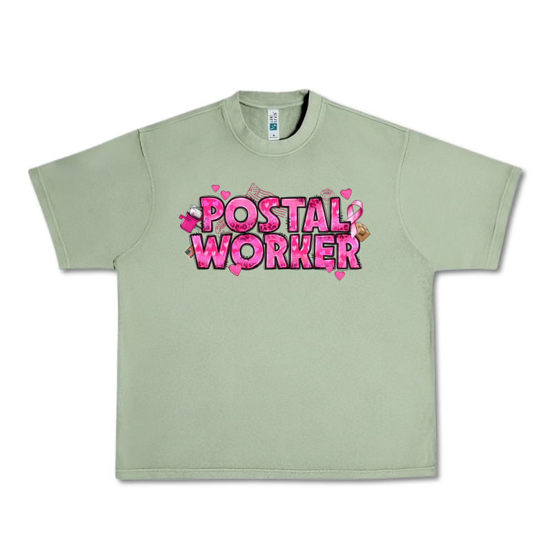 Breast Cancer Postal Worker Urban Heavy Tee by texasbilliewilder | Teevron