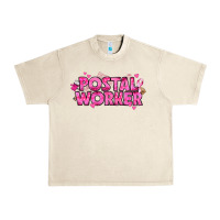 Sandshell Breast Cancer Postal Worker Urban Heavy Tee - texasbilliewilder