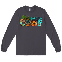 Smoke born to camp with guitar Long Sleeve Tee - AdoDesignShop