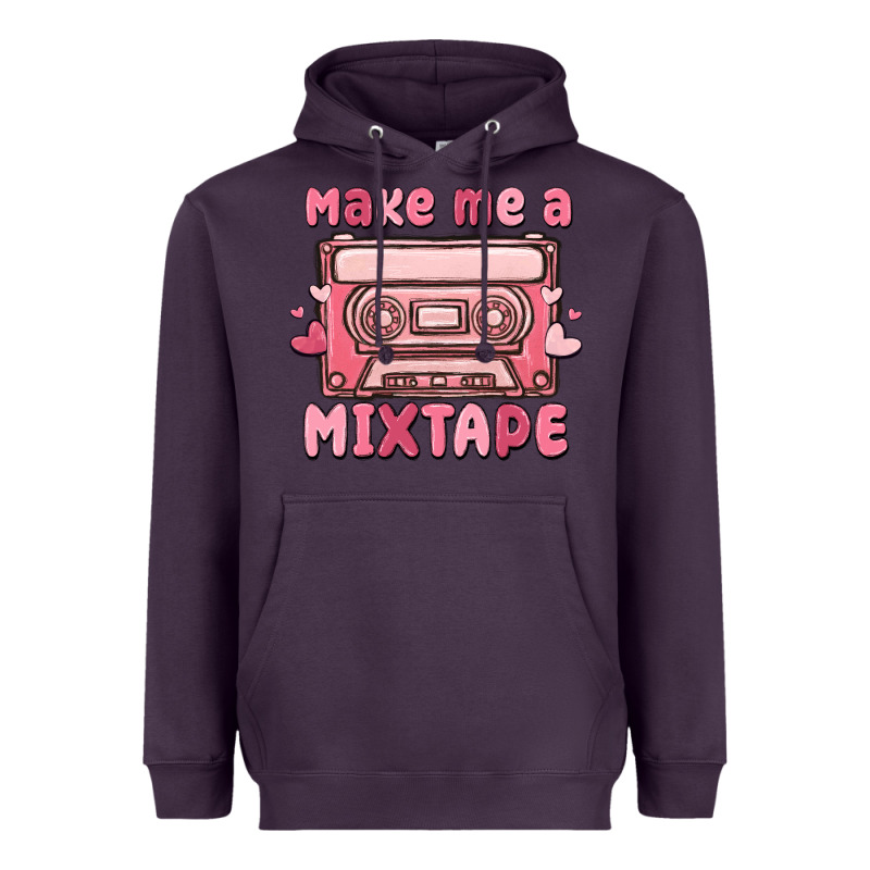 Make Me A Mixtape Heavyweight Hoodie by MaliasSmallBusiness | Teevron