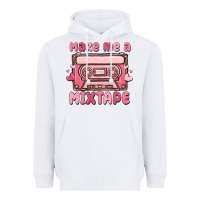 White make me a mixtape Heavyweight Hoodie - MaliasSmallBusiness
