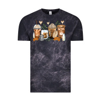 Cloud Black latte coffee cups Vintage Tee - Zillion Design Studio