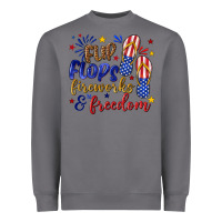 Storm flip flops fireworks and freedom Heavyweight Sweatshirt - texasbilliewilder