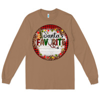 Toasted Coconut custom name santas favorite nurse Long Sleeve Tee - AdoDesignShop