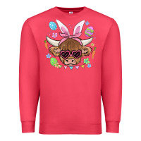 Cardinal easter cow Premium Sweatshirt - MaliasSmallBusiness