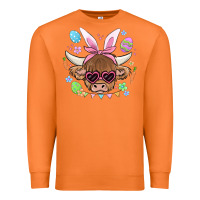 Carrot easter cow Premium Sweatshirt - MaliasSmallBusiness