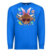 True Royal easter cow Premium Sweatshirt - MaliasSmallBusiness