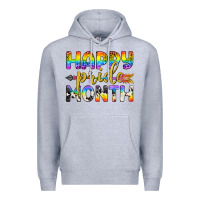 Heather Grey Western Happy Pride Month LGBTQ+ Premium Hoodie - BundleAndBundleShop