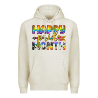 Oatmeal Heather Western Happy Pride Month LGBTQ+ Premium Hoodie - BundleAndBundleShop