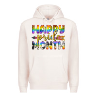 Pale Pink Western Happy Pride Month LGBTQ+ Premium Hoodie - BundleAndBundleShop