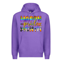 Purple Western Happy Pride Month LGBTQ+ Premium Hoodie - BundleAndBundleShop
