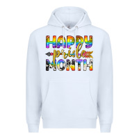 White Western Happy Pride Month LGBTQ+ Premium Hoodie - BundleAndBundleShop