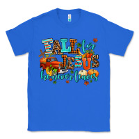 True Royal fall for jesus he never leaves Classic Tee - AdoDesignShop