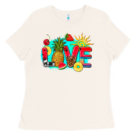 Love Summer Fruit And Sun Ladies Tee | Teevron