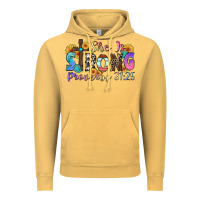 Vintage Mustard she is strong proverbs 31 25 Vintage Hoodie - Zillion Design Studio