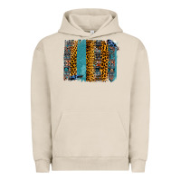 Pigment French Oak Aztec Leopard Glitter Brushstrokes Urban Hoodie - Bettercallsaul