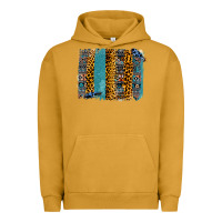 Pigment Peanut Butter Aztec Leopard Glitter Brushstrokes Urban Hoodie - Bettercallsaul