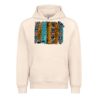 Sandshell Aztec Leopard Glitter Brushstrokes Urban Hoodie - Bettercallsaul
