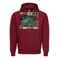 Burgundy merry christmas cross tumbler Zipper Hoodie - JahusDesignShop