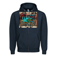 Navy merry christmas cross tumbler Zipper Hoodie - JahusDesignShop