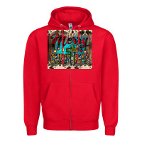 Red merry christmas cross tumbler Zipper Hoodie - JahusDesignShop