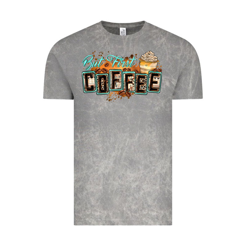 But First Coffee Vintage Tee by Zillion Design Studio | Teevron