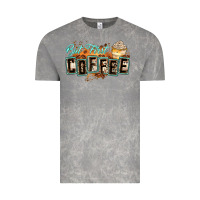 Cloud Rock but first coffee Vintage Tee - Zillion Design Studio