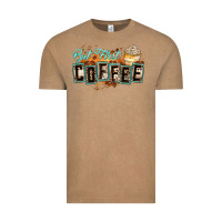 Vintage Coffee but first coffee Vintage Tee - Zillion Design Studio