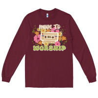 Burgundy made to worship Long Sleeve Tee - JahusDesignShop