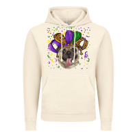 Vintage Artic Mardi gras hat pug Vintage Hoodie - RanaPortraitStore