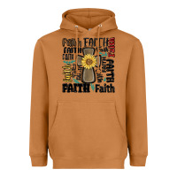 Meerkat faith cross Heavyweight Hoodie - MaliasSmallBusiness