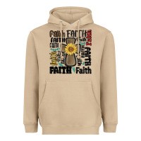 Mushroom faith cross Heavyweight Hoodie - MaliasSmallBusiness