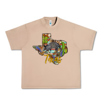 Burro texas map armadillo Urban Heavy Tee - BarkalooDesign