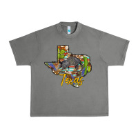 Tornado texas map armadillo Urban Heavy Tee - BarkalooDesign