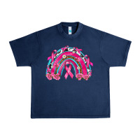 Breast Cancer Rainbow Urban Heavy Tee | Teevron