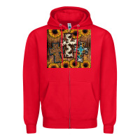 Red cross tumbler Zipper Hoodie - JahusDesignShop
