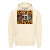Sandshell cross tumbler Zipper Hoodie - JahusDesignShop