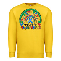 Lemon autism awareness rainbow Premium Sweatshirt - MaliasSmallBusiness