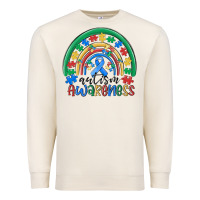 Sandshell autism awareness rainbow Premium Sweatshirt - MaliasSmallBusiness