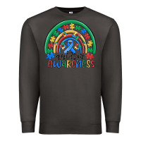 Smoke autism awareness rainbow Premium Sweatshirt - MaliasSmallBusiness